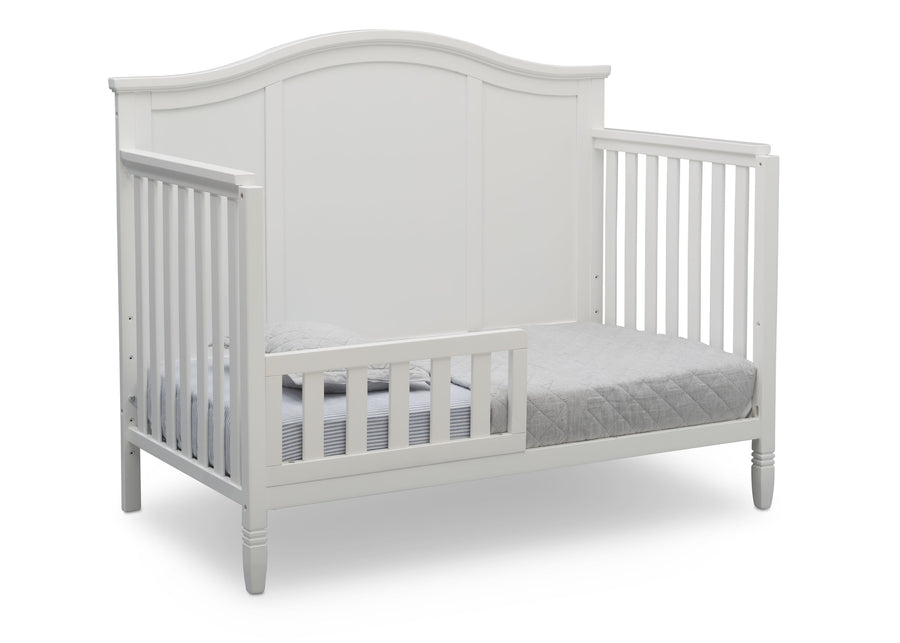 Bianca White (130) 5-Madrid 5-in-1 Convertible Crib