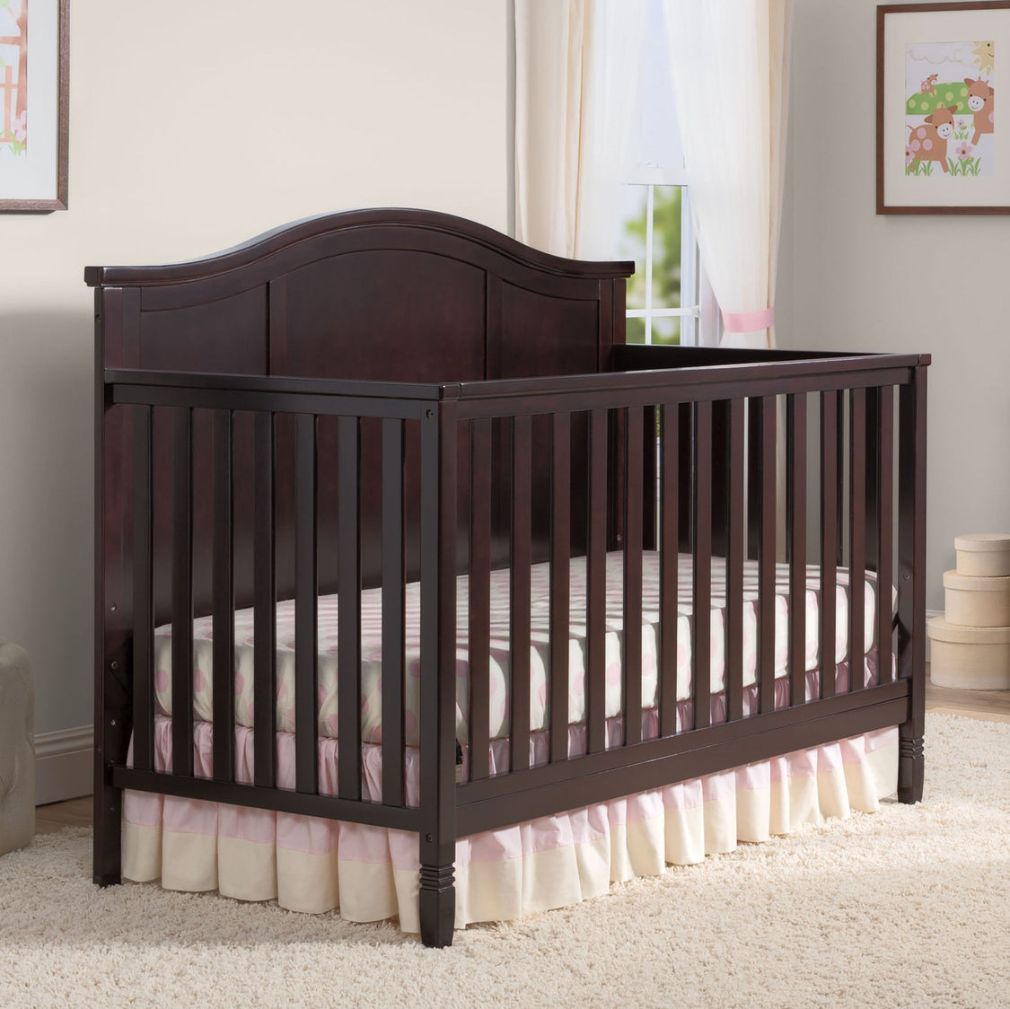 Madrid 4 in 1 Crib Dark Chocolate 207