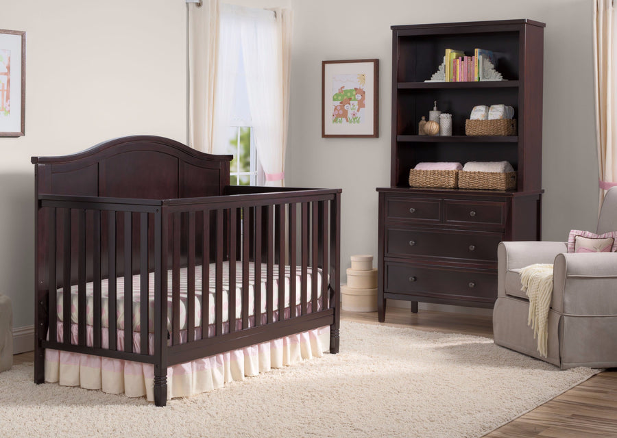 Madrid 4 in 1 Crib Dark Chocolate (207) 23-Madrid 5-in-1 Convertible Crib