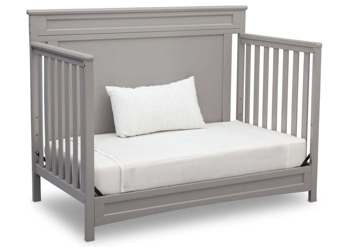 Delta Children Grey (026) Prescott 4-in-1 Crib, Day Bed Conversion a5a