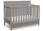 Delta Children Grey (026) Prescott 4-in-1 Crib, Crib Conversion a3a 2-Princeton / Prescott 4-in-1 Crib