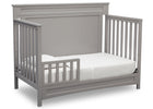 Delta Children Grey (026) Prescott 4-in-1 Crib, Toddler Bed Conversion a4a 4-Princeton / Prescott 4-in-1 Crib