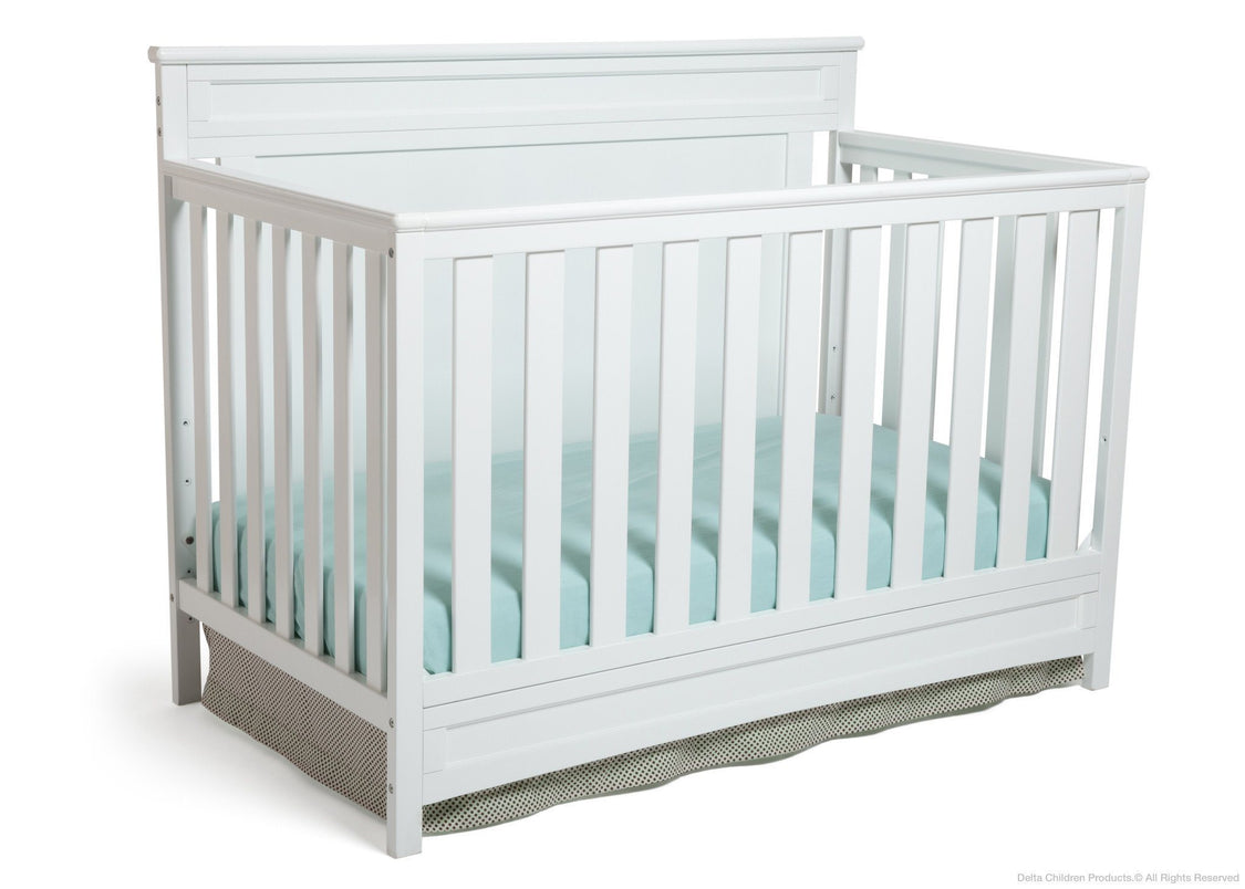 Delta Children White (100) Princeton 4-in-1 Crib, Crib Conversion