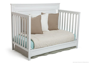 Delta Children White (100) Princeton 4-in-1 Crib, Day Bed Conversion b4b 5