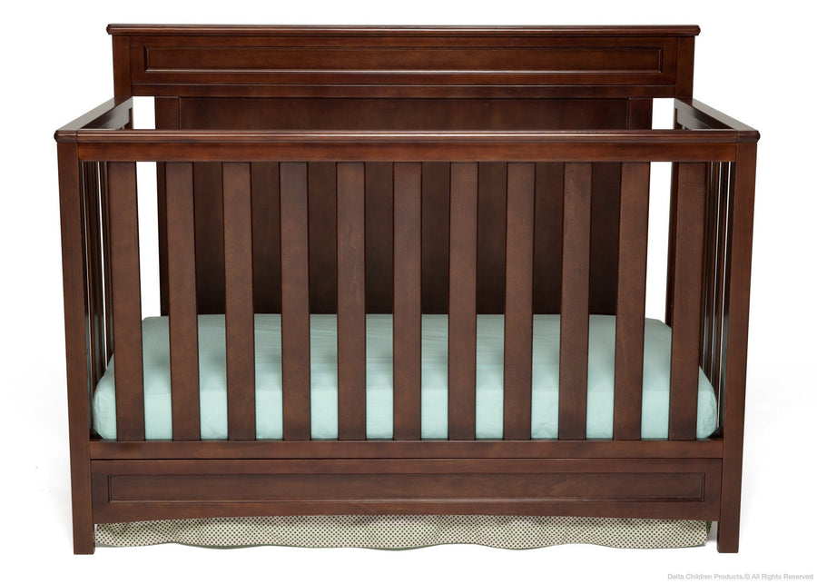Delta Children Dark Chocolate (207) Princeton 4-in-1 Crib, Crib Conversion c1c 12-Princeton / Prescott 4-in-1 Crib