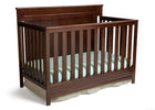 Delta Children Dark Chocolate (207) Princeton 4-in-1 Crib, Crib Conversion c2c 13-Princeton / Prescott 4-in-1 Crib