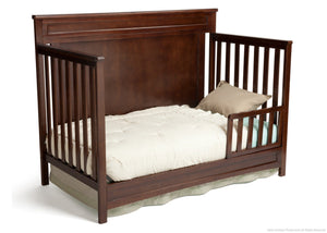 Delta Children Dark Chocolate (207) Princeton 4-in-1 Crib, Toddler Bed Conversion c3c 16