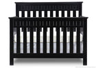 Delta Children Black (001) Chalet 4-in-1, Crib Conversion a1a 1-Chalet 4-in-1 Crib