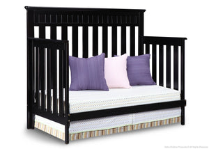Delta Children Black (001) Chalet 4-in-1, Day Bed Conversion a4a 4