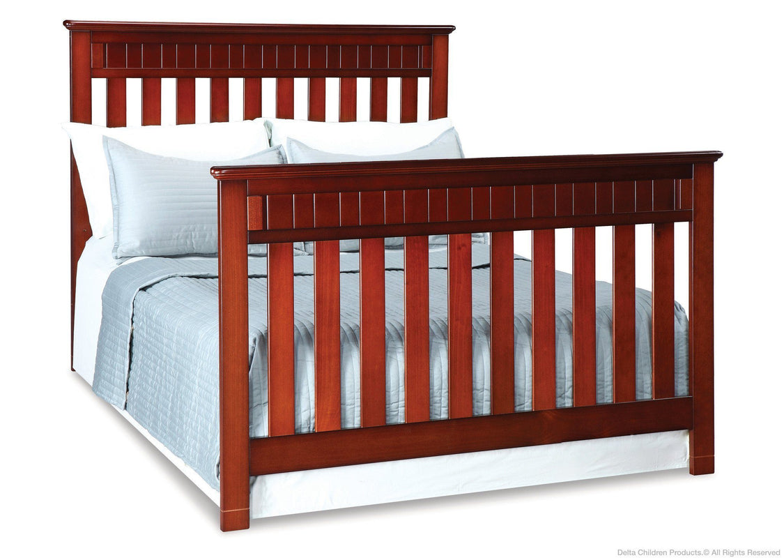 Delta Children Betony Cherry (627) Chalet 4-in-1, Full-Size Bed Conversion d5d