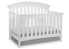 Delta Children White (100) Bentley 4-in-1 Crib, Crib Conversion a2a 4-Bentley 4-in-1 Crib