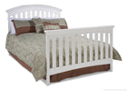 Delta Children White (100) Bentley 4-in-1 Crib, Full-Size Conversion a5a 7-Bentley 4-in-1 Crib