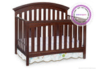 Delta Children Chocolate 204 Bentley 4-in-1 Crib, Crib Conversion b1b with badge 10-Bentley 4-in-1 Crib