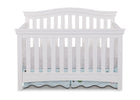 Delta Children White Ambiance (108) Bennington Curved 4-in-1 Crib a1a 1-Bennington Curved 4-in-1 Crib