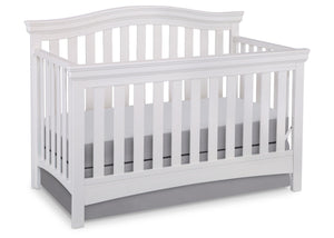 Delta Children White Ambiance (108) Bennington Curved 4-in-1 Crib a2a 11