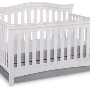 Delta Children White Ambiance (108) Bennington Curved 4-in-1 Crib a2a 10