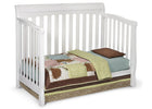 Delta Childrens White (100) Eclipse 4-in-1 Toddler Bed Conversion a3a 2-Eclipse 4-in-1 Crib