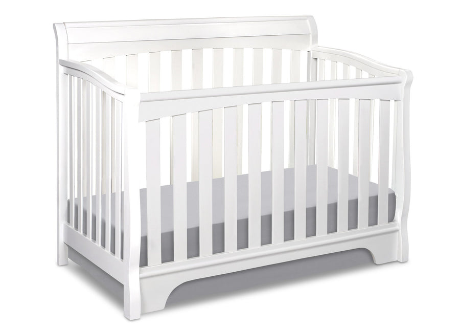 Delta Childrens White (100) Eclipse 4-in-1 Crib Conversion a2a 1-Eclipse 4-in-1 Crib
