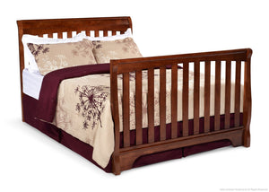 Delta Childrens Spiced Cinnamon (209) Eclipse 4-in-1 Full Bed Conversion b4b 11