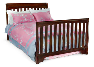 Delta Childrens Black Cherry Espresso (607) Eclipse 4-in-1 Full Bed Conversion c6c 14