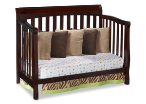 Delta Childrens Vintage Espresso (616) Eclipse 4-in-1 Day Bed Conversion Right View d3d 17