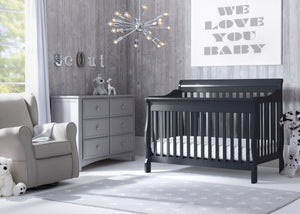Delta Children Black (001)  Canton 4-in-1 Crib, Crib Conversion 42