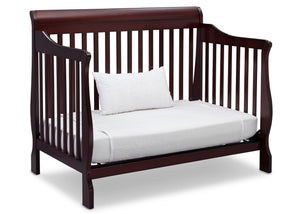 Delta Children Espresso Cherry (205) Canton 4-in-1 Crib, Day Bed Conversion b4b 43