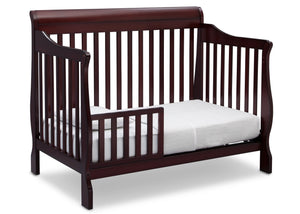 Delta Children Espresso Cherry (205) Canton 4-in-1 Crib, Toddler Bed Conversion b3b 42