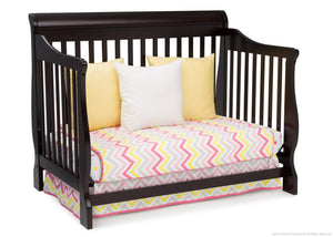 Delta Children Dark Chocolate (207) Canton 4-in-1 Crib, Day Bed Conversion c5c 65