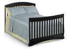 Delta Children Black (001) Solutions Curved 4 in 1 Crib, Full-Size Conversion a4a 3-Solutions Curved 4-in-1 Crib