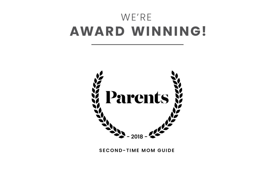 Award badge for Second-time Mom Guide White 100 8-Haven 4-in-1 Crib