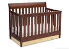 Delta Children Espresso Truffle (208) Haven 4-in-1 Crib, Crib Conversion b2b 11-Haven 4-in-1 Crib