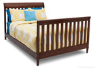 Delta Children Espresso Truffle (208) Haven 4-in-1 Crib, Full-Size Bed Conversion b5b 14-Haven 4-in-1 Crib