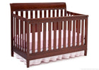 Delta Children Black Cherry Espresso (607) Haven 4-in-1 Crib, Crib Conversion c3c 18-Haven 4-in-1 Crib