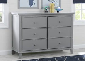 Delta Children Grey (026) Haven 6 Drawer Dresser, Hangtag View 1