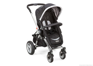 Simmons Kids Black with Silver Trim (014) Comfort Tech Tour Buggy Stroller, Right View b1b 11