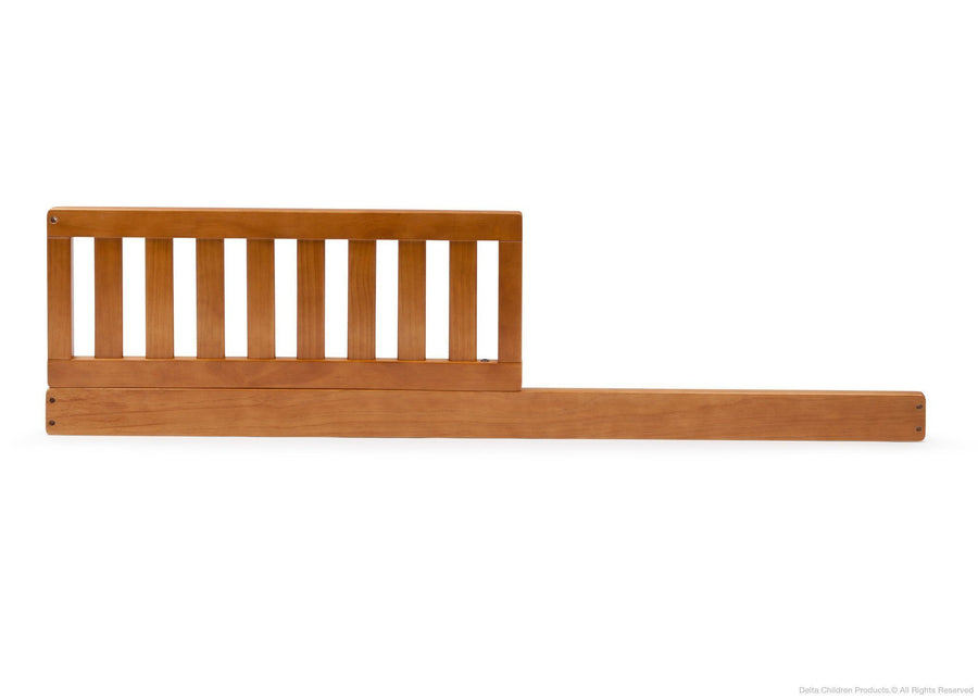 Delta Children Warm Honey (251) Mickey Icon Toddler Guardrail Front View, Option 2 a3a 2-Disney Mickey Icon Toddler Guardrail