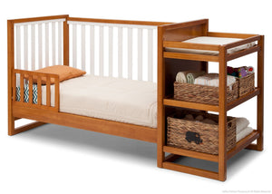 Delta Children Warm Honey / White (2053) Gramercy Crib 'N' Changer, Toddler Bed Conversion Option 1 a5a 3