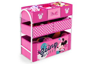 Delta Children Minnie Mouse Playroom Solution Style 1, Multi-Bin Organizer View a4a 3