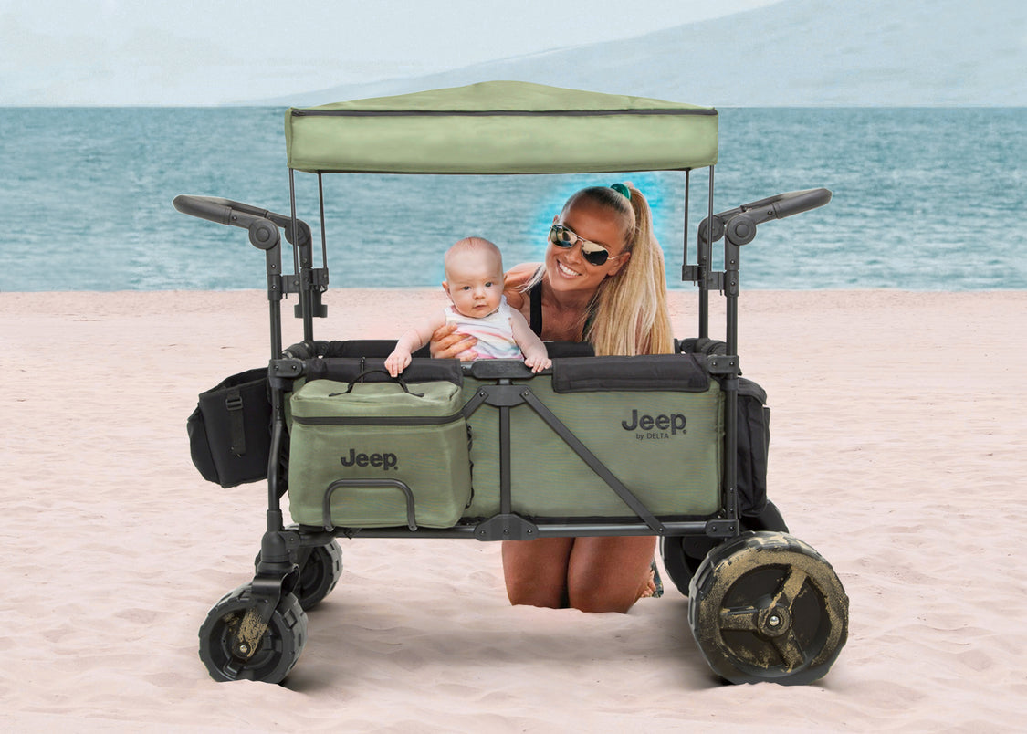 jeep deluxe wrangler stroller wagon sand wheels Jeep All-Terrain Sand Wheels for Stroller Wagons #60001