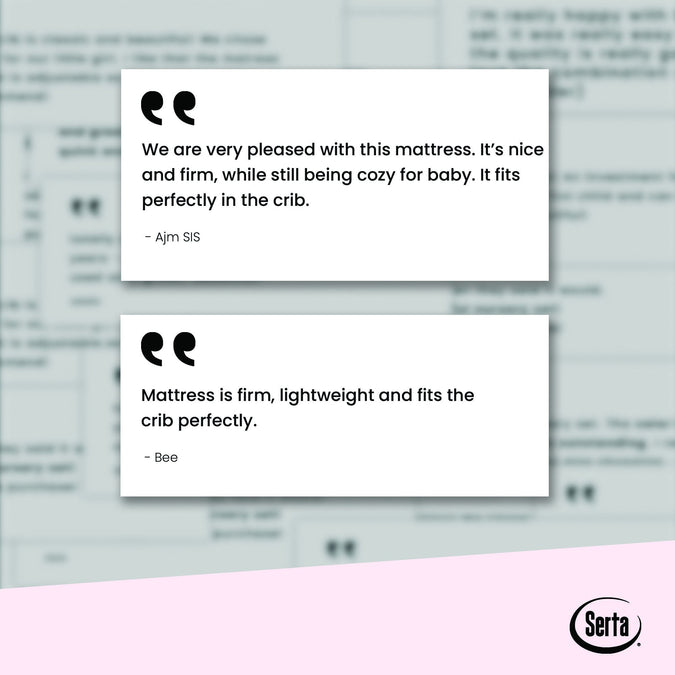 Serta Perfect Embrace Crib and Toddler Mattress, Reviews View 10-Serta Perfect Embrace Crib and Toddler Mattress