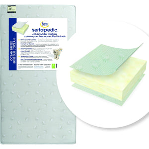 Serta Sertapedic® Ocean Breeze Crib and Toddler Mattress Cutout View a1a No Color (NO) 3