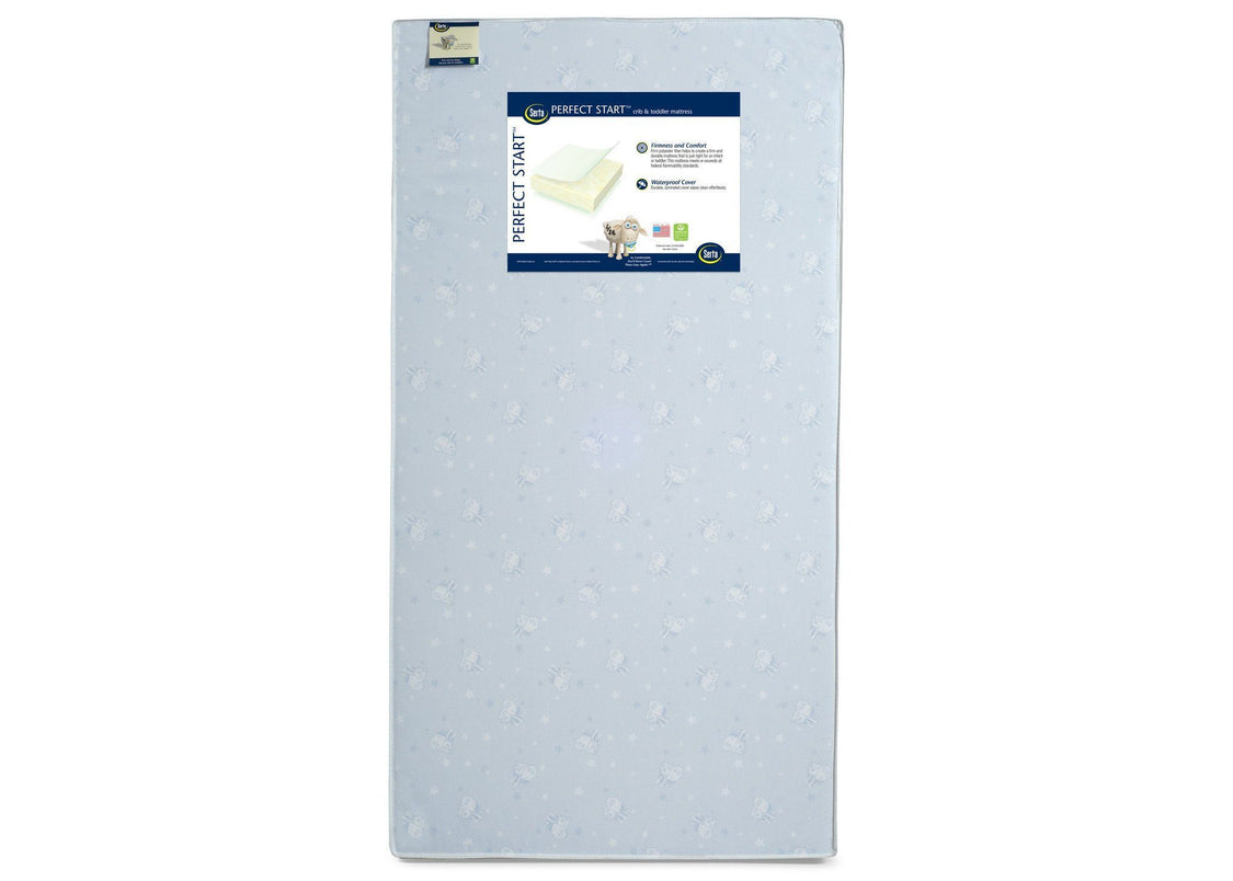 Serta Perfect Startâ„¢ Crib & Toddler Mattress Front View a3a No Color (NO)