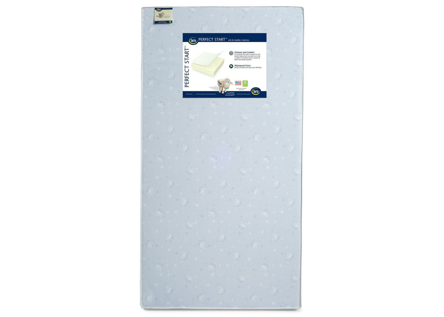 Serta Perfect Startâ„¢ Crib & Toddler Mattress Front View a3a No Color (NO) 3-Serta Perfect Start™ Crib & Toddler Mattress