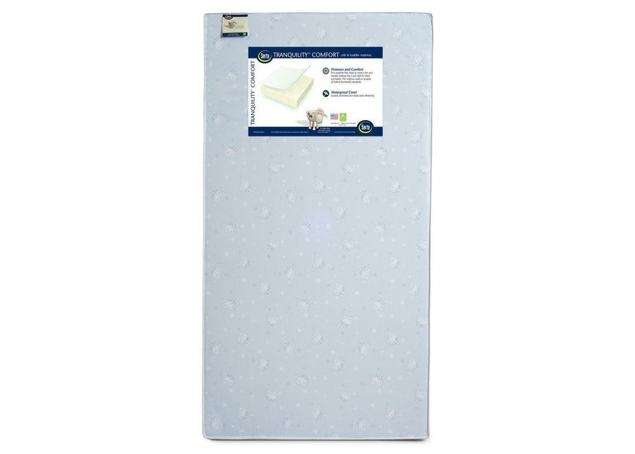 Serta Tranquility Comfort Crib & Toddler Mattress Front View a3a No Color (NO) 3-Serta Tranquility™ Comfort Crib & Toddler Mattress