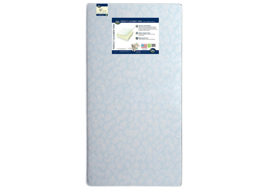 Serta Perfect Slumberâ„¢ Firm Crib & Toddler Mattress, Front View, a3a No Color (NO) 3-Serta Perfect Slumber™ Firm Crib & Toddler Mattress