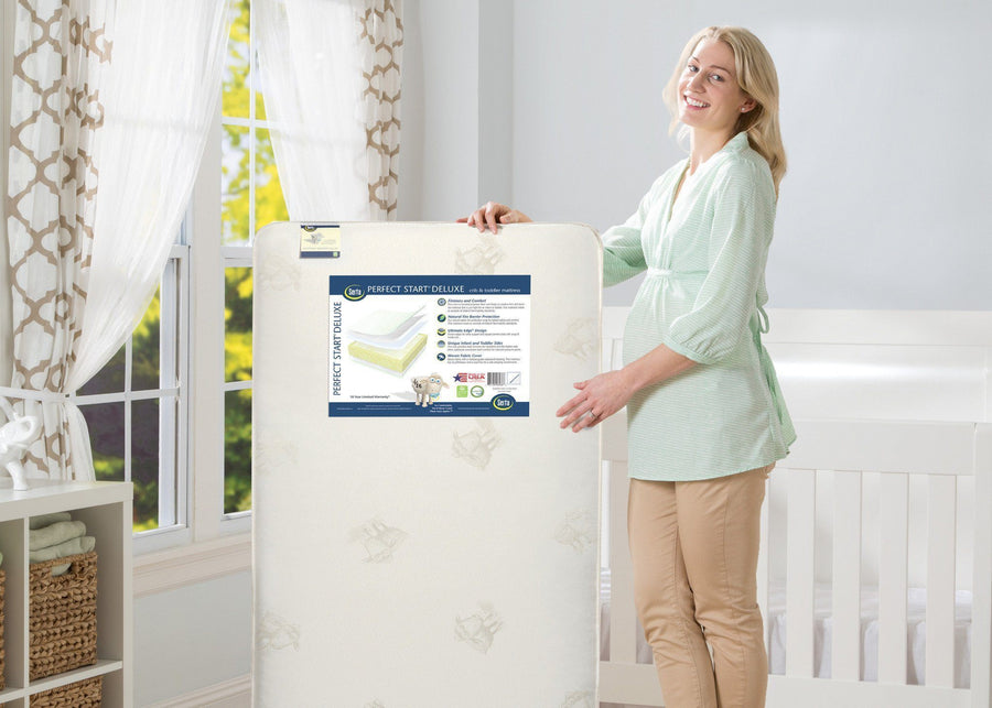 Serta Perfect Start Deluxe Crib & Toddler Mattress, Lifestyle View, a0a No Color (NO) 1-Serta Perfect Start® Deluxe Crib & Toddler Mattress