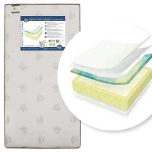 Serta Perfect Start Supreme Crib & Toddler Mattress, Front View, a2a No Color (NO) 20