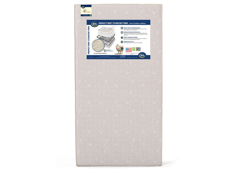 Serta Perfect Sleeper® Pirouette Crib and Toddler Mattress Front View a3a No Color (NO) 2-Perfect Sleeper® Pirouette Crib and Toddler Mattress