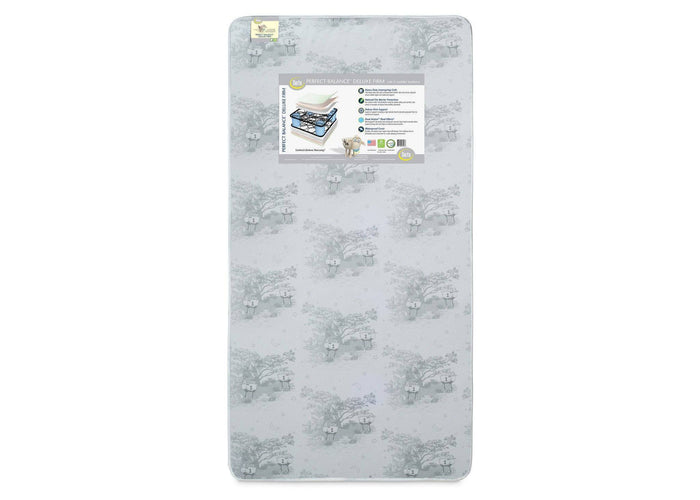 Serta Perfect Balanceâ„¢ Deluxe Firm Crib & Toddler Mattress Front View a3a 2-Serta Perfect Balance™ Deluxe Firm Crib & Toddler Mattress